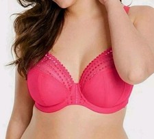Elomi Matilda Underwire Plunge Bra EL 8900, HOT PINK SIZE 38J.