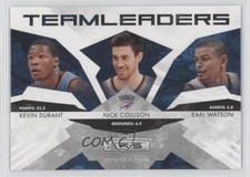 2009 Rookies & Stars Team Leaders Kevin Durant Earl Watson Nick Collison #21 0a4