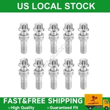 Set of 10 0009904518 Lug Bolt M15x1.25 For Benz C167 V167 GLS450 GLE 300d GLE350