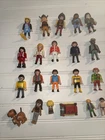 Vintage Playmobil Lot. Figures And Parts Viking Warrior Santa clown  Scuba Kids