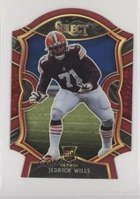 2020 Panini Select Concourse Red Prizm Die-Cut Jedrick Wills #90 0y5l