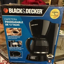 Black decker 12-cup programmable coffee maker bcm1410b