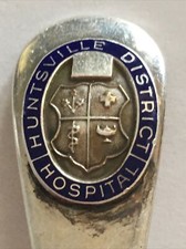 Vintage Souvenir Spoon Collectible Huntsville District Hospital Ontario Canada