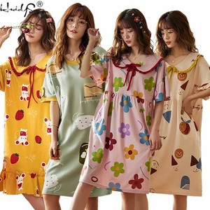 short sleeve night gown