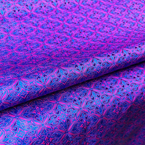 Jacquard Fabric Tapestry Damask Satin Floral Dyed Cushion Cover Kimono Patchwork - Picture 22 of 22