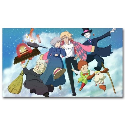 83736 Howls Moving Castle 2 Coon Movie Decor LAMINATED ...