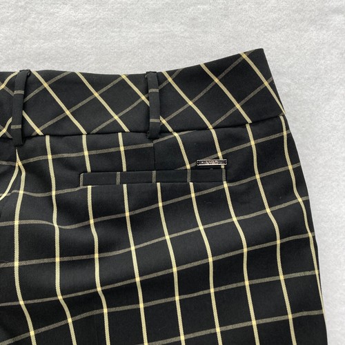 NY&C 7th Avenue Suiting Collection Pants Women's 14 Black Plaid Stretch Bootcut - Bild 12 von 13