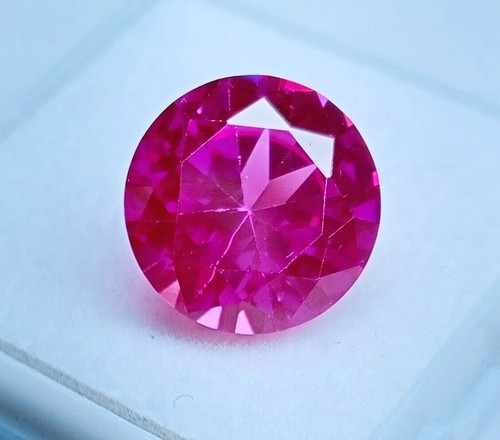 Pink Zircon EGL Certified Natural 7-9 Ct Faceted Quality Round Loose Gemstone - Picture 8 of 8