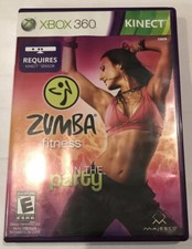 ZUMBA FITNESS - JOIN THE PARTY (Xbox 360) TESTED - ORIGINAL BOX, DISC, & MANUAL