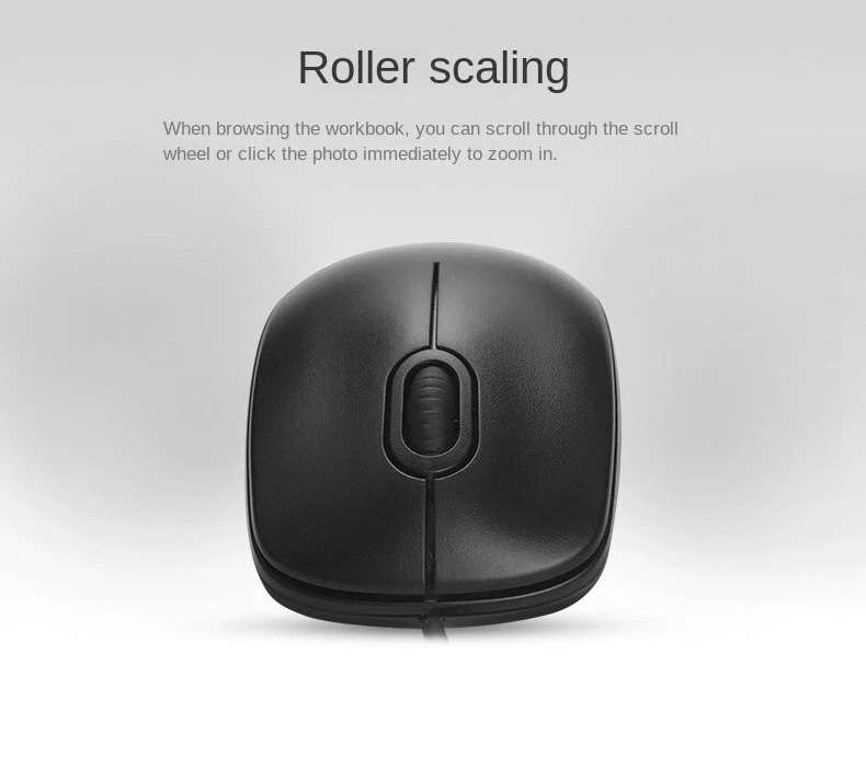 LOGITECH B100 M100R Wired Mouse Optical Ergonomic Mice USB PC Computer Laptop AU - Image 4 of 4