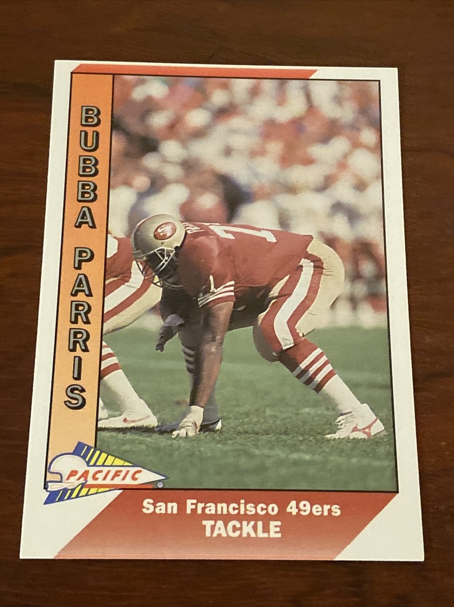 1991, Bubba Parris, San Francisco 49ers, Signed, Autographed, Stadium Club Football Card, Card # 21, 1991, Bubba Parris, San Francisco 49ers, Signed, Autographed, Stadium Club Football Card, Card # 21,
