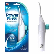Power Floss Dental Oral Water Jet Tooth Cleaning System Air Infusion