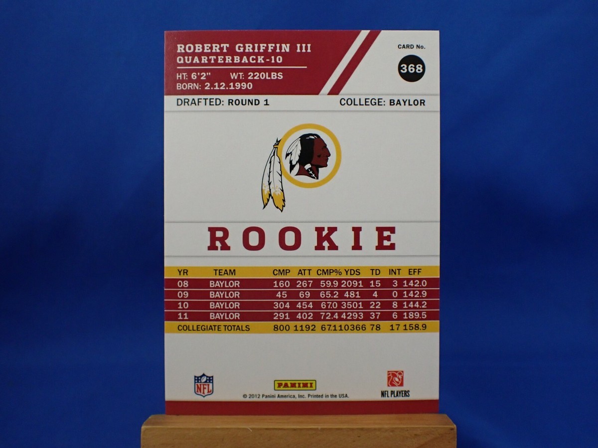 Robert Griffin III Score 2012 RC Rookie #368 | eBay