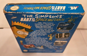 THE SIMPSONS BART VS THE SPACE MUTANTS NINTENDO NES 