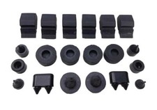 55 Chevy 2-door Sedan Rubber Grommet Bumper Kit 1955 Chevrolet New 55 Chevy 2-door Sedan Rubber Grommet Bumper Kit 1955 Chevrolet New
