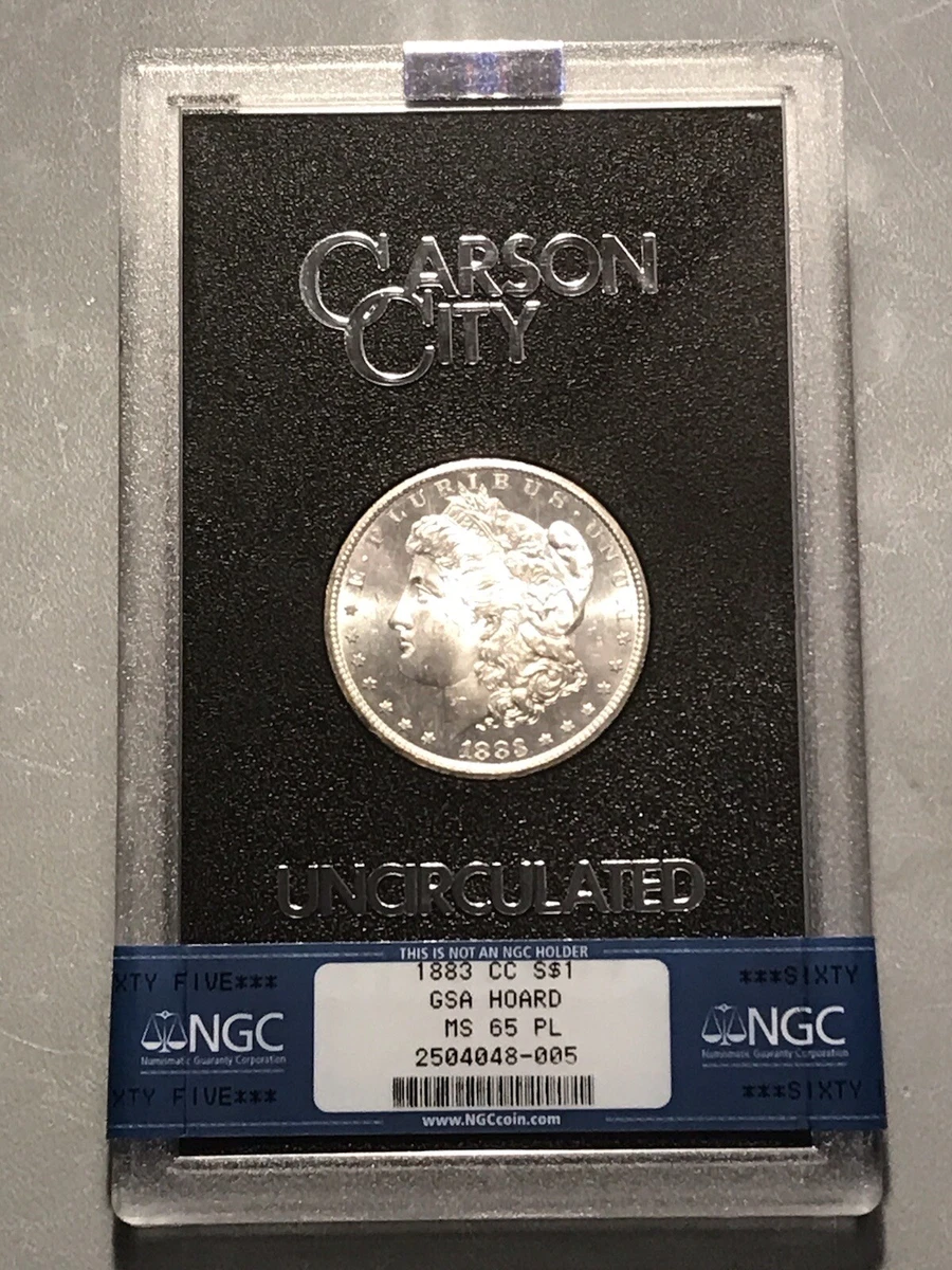 Carson City Grade MS 65 1883 Year Morgan US Dollars (1878-1921