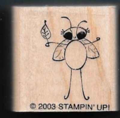LADYBUG BEETLE LEAF CUTTER Insect BUG NATURE Stampin Up! 2003 wood ...