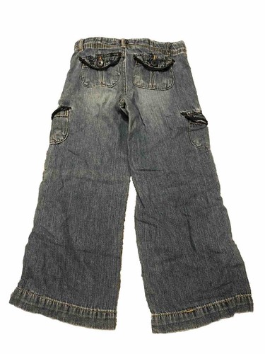 VINTAGE PLC 915 MFG.CO PLACE size 5 LONG And Short Blue Jeans - Picture 8 of 12