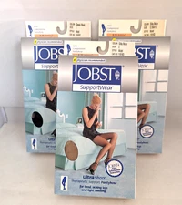 3 JOBST SupportWear Mild Compression Sheer Pantyhose 8-15 mmHg SZ E   Q Short E