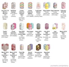 Jamberry Easter & Spring Nail Wraps - Half Sh...