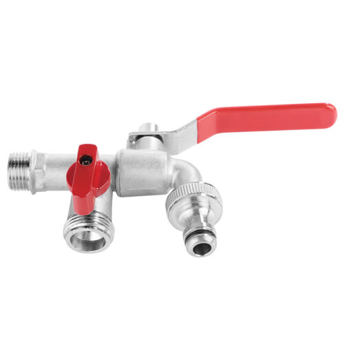 High Quality Double Valve Water Tap Brass Faucet For Outdoor NF9
