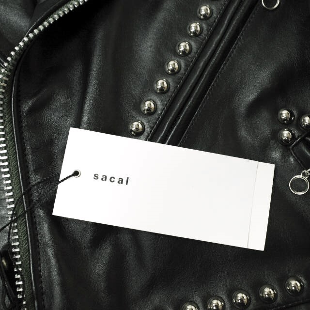 sacai x schott 22AW Leather Studs Blouson double riders sacai x schott 22AW Leather Studs Blouson double riders