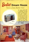 Vintage 1962 Ad Barbie's Dream House Here's where Barbie lives! 2 3/4" x 3 7/8"