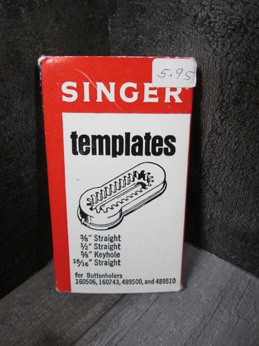 Modelli Bottone Vintage Singer 1 Buco della Chiara e 3 Fori Dritti per Bottoncini # 160668 - Foto 11 di 11