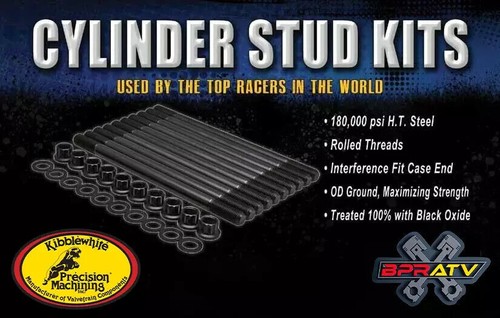 Kibblewhite Honda TRX 400EX 400X Stronger Heavy Duty Cylinder Head Studs Kit - Picture 18 of 23