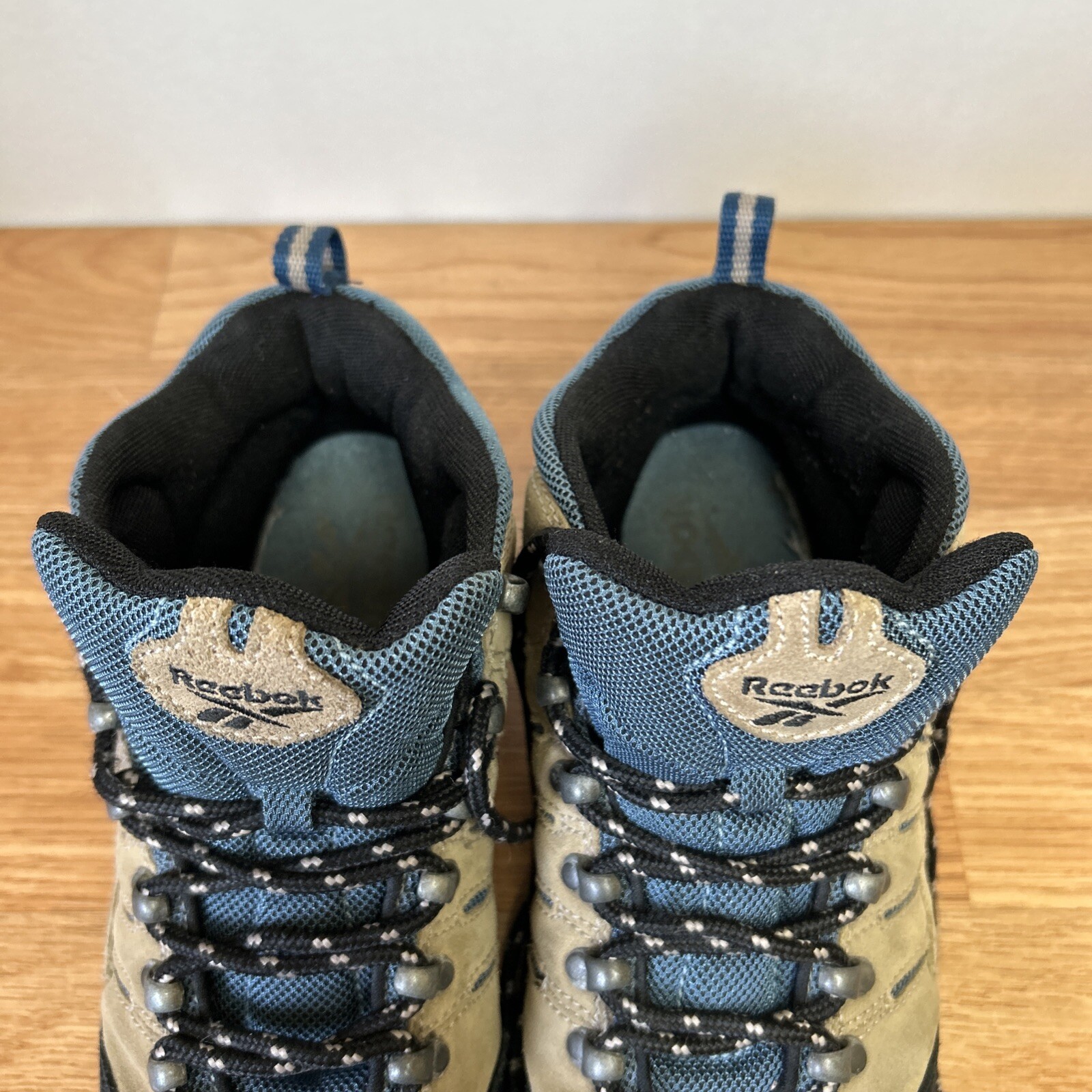 Reebok Brown/Blue Suede Leather Hiking Trail Shoes Boots Sneakers Men’s Size 7 thumbnail 7