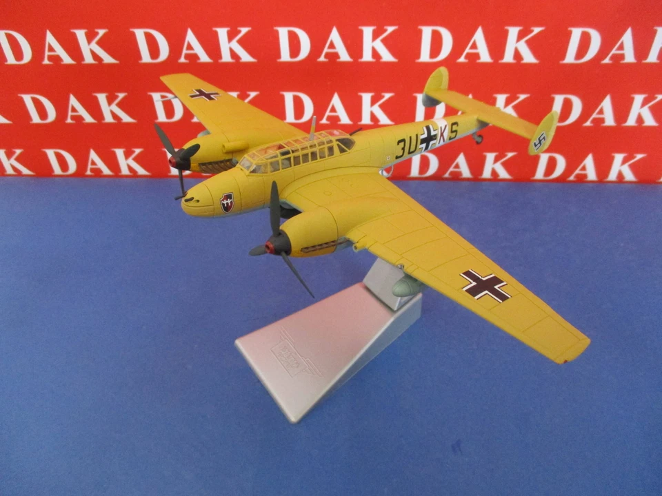 Die cast 1/72 Modellino Aereo Aircraft Messerschmitt BF 110E-2 Trop 3U+KS Horst - Immagine 2 di 4