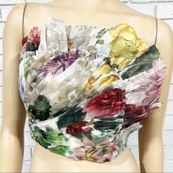 Geisha Designs Women's Asymmetric Organza Corset Top - Size