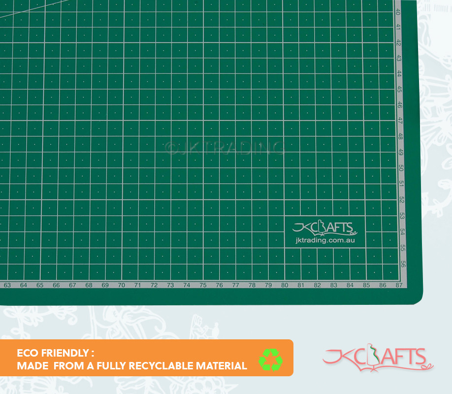 JKCrafts Self Healing Cutting Mat A1 Cutting Mat 5Ply Craft Sewing
