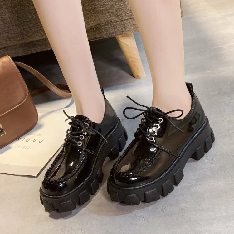 Womens 2025 chunky oxfords