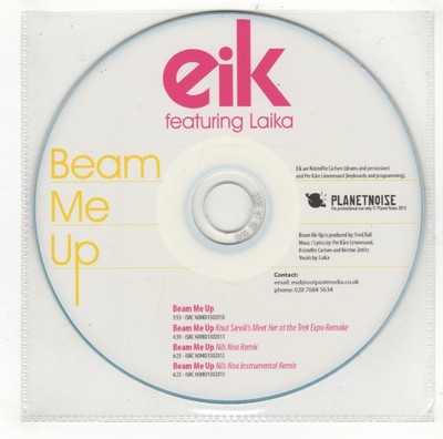 (GI631) Eik Feat. Laika, Beam Me Up - DJ CD