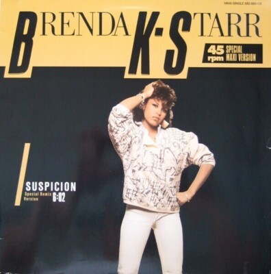 Brenda K. Starr Suspicion Vinyl Single 12inch NEAR MINT Polydor