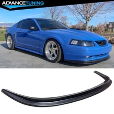 For 99-04 Ford Mustang MDA Style Unpainted Black PU Front Bumper Lip Spoiler