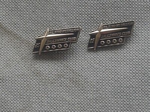 VINTAGE CHRYSLER JEEP ALL-STAR SALESMAN CLUB TIE TACK PIN 1/10 / 10K GOLD