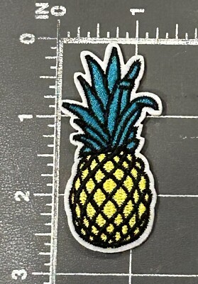 Pineapple Fruit Hawaiian Polynesian Aloha Applique Badge Patch | eBay