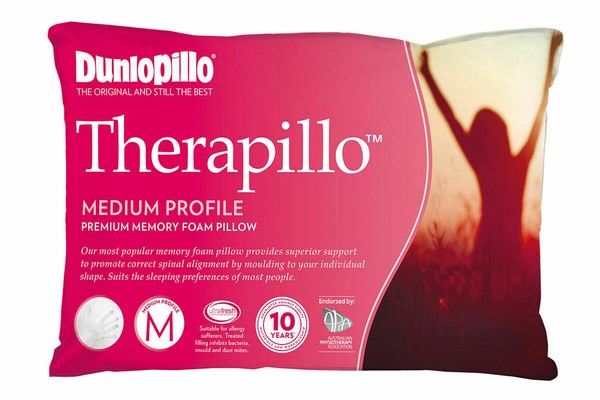 Dunlopillo Therapillo Premium Memory Foam Medium Profile ...