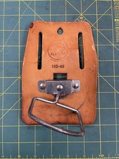 JURAL Swivel Leather Hammer Holder Brown Tool Belt Made in USA HS-48