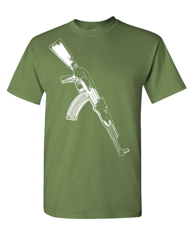 AK-47 - auto assault rifle gun rights - Cotton Unisex T-Shirt | eBay