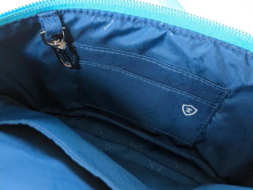 Vera Bradley Borsa da Cintura RFID Alleggerimento Giardino Pavone - Foto 5 di 7