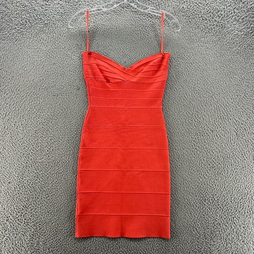 Herve Leger Dress Womens XS Strapless Bandage Bodycon Cocktail Dress