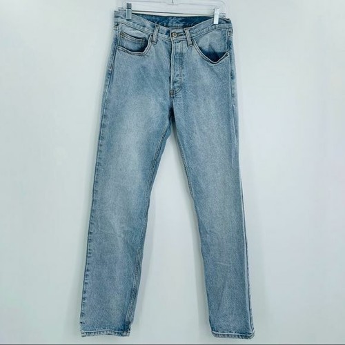 J. Galt high rise button fly light wash 