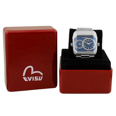 EVISU MASA MENS SWISS MADE STAINLESS STEEL QUARTZ WATCH NEW EV 