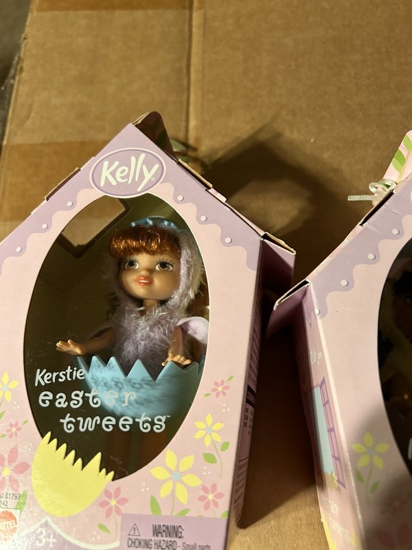 BRAND NEW LOT OF 3 2003 MATTEL KELLY EASTER TWEETS DOLLS