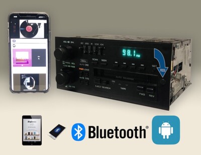 84-88 Chevy Delco AMFM cassette Corvette S10 Camaro Bluetooth Oem