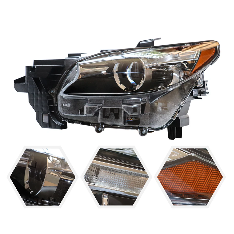 Left Driver Side LED Headlight For Mazda CX-9 CX9  2016-2020 Models Foto 4 de 4