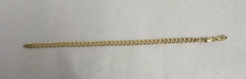 14k Gold Bracelet 7” Italy